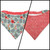 I'm Too Old For This/Coral Paisley Reversible Slip-on Scrunchie Bandana (Large)