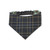 Honey Garden Bee-utiful Bees/Black Plaid Reversible Slip-on Scrunchie Bandana (Medium/Large)