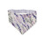 Vintage Lavender/Lavender Diagonal Plaid Reversible Slip-on Scrunchie Bandana (Small)