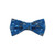 Dark Blue Paisley Bowtie - 3"