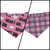 Mama's Girl/Pink Furberry Plaid Reversible Slip-on Scrunchie Bandana (X-Small/Small)