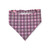Mama's Girl/Pink Furberry Plaid Reversible Slip-on Scrunchie Bandana (Large/X-Large)