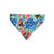 Indian Paintbrush & Bluebonnet/Green Plaid Reversible Slide-on Bandana (Small)
