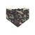 Western Elements on Mud/Brown Serape Reversible Slip-on Scrunchie Bandana (X-Small/Small)