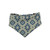 Boho Southwestern Desert/Alpaca Teal Southwestern Reversible Slip-on Scrunchie Bandana (Small)