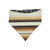 Western Elements on Mud/Brown Serape Slip-on Scrunchie Bandana (Large/X-Large)