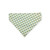 Peach Tree on Black/Green & Blue Spring Plaid Reversible Slide-on Bandana (Small)