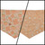 Peach Fuzz in Nature/Peach Floral Paisley Reversible Tie-on Bandana (Small)