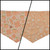 Peach Fuzz in Nature/Peach Floral Paisley Reversible Tie-on Bandana (Medium)