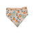 Sweet Peachy Daisies/Coastal Cowgirl Reversible Slip-on Scrunchie Bandana (X-Large)