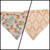 Sweet Peachy Daisies/Coastal Cowgirl Reversible Slip-on Scrunchie Bandana (Medium/Large)