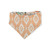 Sweet Peachy Daisies/Coastal Cowgirl Reversible Slip-on Scrunchie Bandana (Small/Medium)
