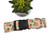 Peaches & Peach Polka Dots Dog Collar (XX-Large, 1.5" wide)