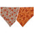 Daisy Pumpkins/ Orange Leaves Reversible Slide-on Bandana (Medium)