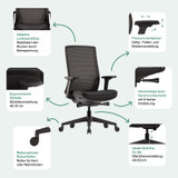 Ergonomischer Bürostuhl Ergo
