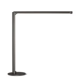 ofinto Tischlampe Lumino Desk Graphite - LED-Schreibtischlampe mit Standfuss, seitliche Ansicht mit schwenkbarem Leuchtarm