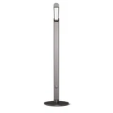 ofinto Tischlampe Lumino Desk Graphite - kompakte LED-Schreibtischlampe in vertikaler Position, platzsparendes minimalistisches Design