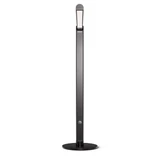 ofinto Tischlampe Lumino Desk Schwarz - kompakte LED-Schreibtischlampe in vertikaler Position, platzsparendes minimalistisches Design