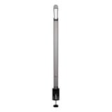ofinto Tischlampe Lumino Desk Graphite mit Tischklammer Schwarz - LED-Schreibtischleuchte in vertikaler Position mit Klemmsystem, Frontalansicht