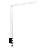 ofinto Tischlampe Lumino Desk Weiss mit Tischklammer Schwarz - LED-Arbeitsplatzlampe mit robuster Schraubklammer-Befestigung