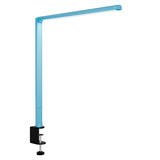 ofinto Tischlampe Lumino Desk Blau mit Tischklammer Schwarz - LED-Arbeitsplatzlampe mit robuster Schraubklammer-Befestigung