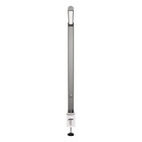 ofinto Tischlampe Lumino Desk Graphite mit Tischklammer Weiss - LED-Schreibtischleuchte in vertikaler Position mit Klemmsystem, Frontalansicht