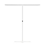 Büro-Stehlampe Lumino Pro Duo in Weiss, Studioaufnahme Frontalansicht