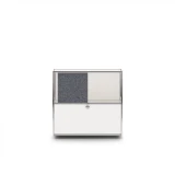Cubox Sideboard mit Soft Panel Granitgrau, klares Produktfoto in Frontalansicht
