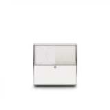 Cubox Sideboard mit Soft Panel Gletschergrau, reduziertes Produktfoto von vorne