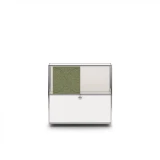 Cubox Sideboard mit Soft Panel Moosgruen, reduziertes Produktfoto in Frontalansicht