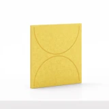 Cubox Soft Panel Sonnengelb, freistehend, unifarben mit angenehmer Filzoberflaeche