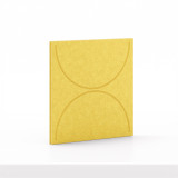 Cubox Soft Panel Sonnengelb, freistehend, unifarben mit angenehmer Filzoberflaeche