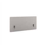 ofinto Akustik-Trennwand grau 140cm x 60cm - ergonomischer Sichtschutz für Schreibtisch aus nachhaltigem PET-Material mit Lärmreduzierung