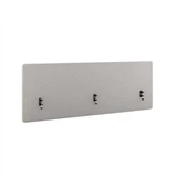 ofinto Akustik-Trennwand grau 180cm x 60cm - ergonomischer Sichtschutz für Schreibtisch aus nachhaltigem PET-Material mit Lärmreduzierung