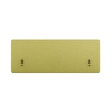 ofinto Akustik-Trennwand grün 160cm x 60cm Frontansicht - schallabsorbierende Schreibtisch-Trennwand aus recyceltem PET mit C-Klemmen-Befestigungssystem