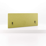 ofinto Akustik-Trennwand grün 160cm x 60cm Produktfoto - schallabsorbierende Schreibtisch-Trennwand aus recyceltem PET mit C-Klemmen-Befestigungssystem