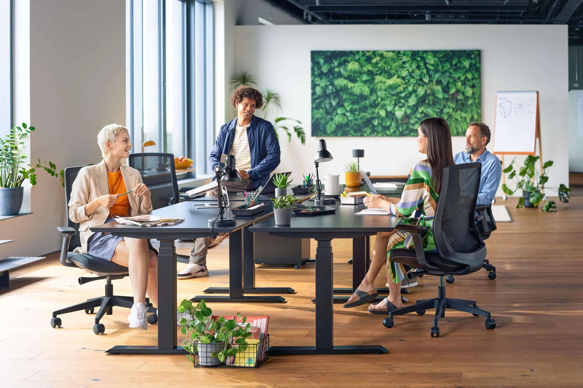 ofinto Showroom in Zurich, office furniture in the showroom
