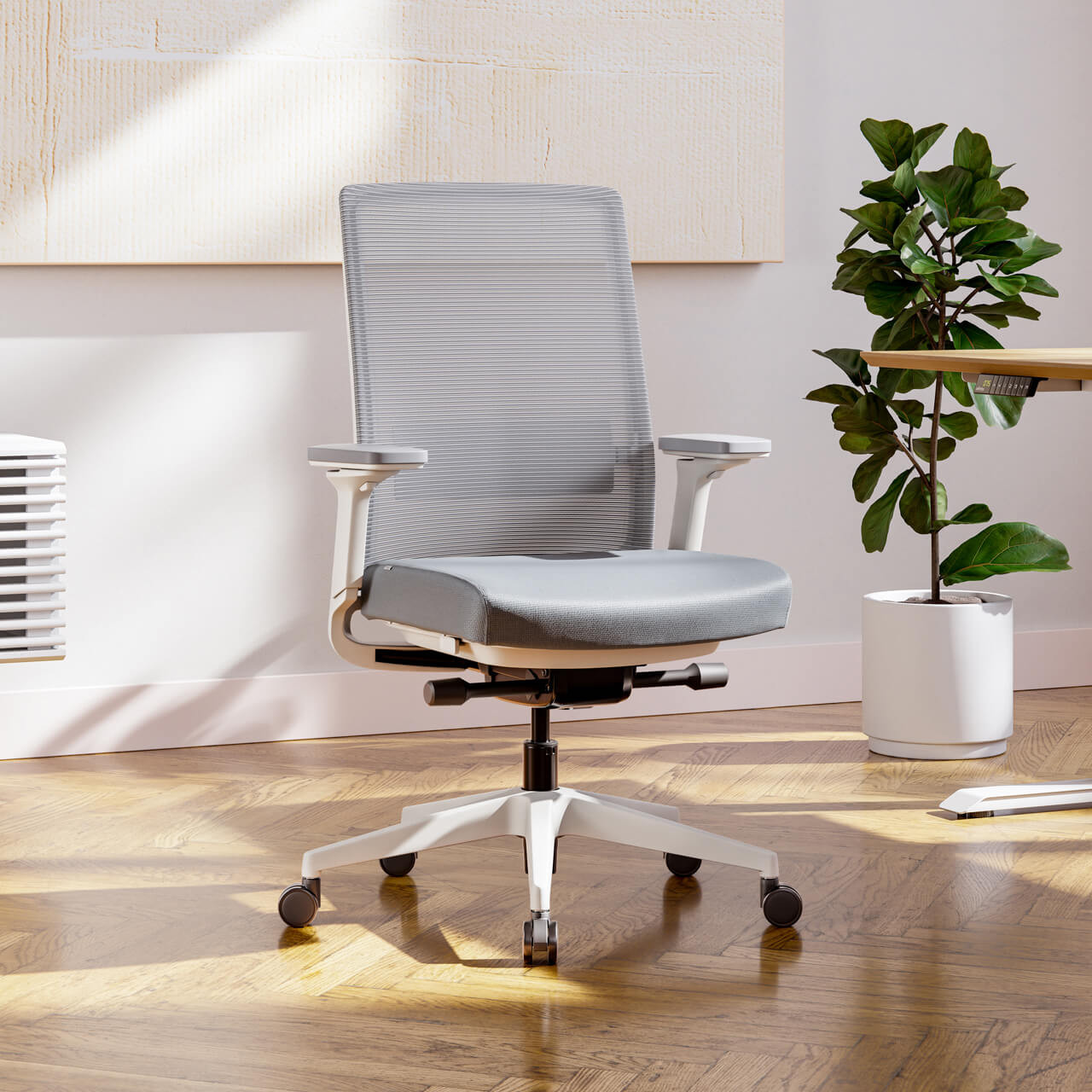 Active ergonomic office chair