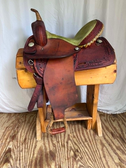Alamo Saddlery Barrel Saddle Special Edition 13-1/2"