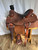 GOMEZ SADDLERY ROPING SADDLE 14"