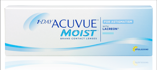 Acuvue Moist for Astigmatism Daily Contact Lenses 30 pack