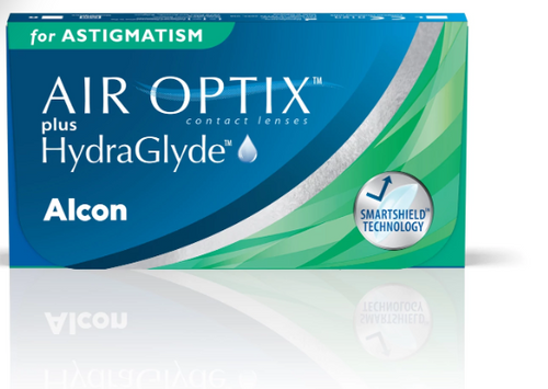 Alcon AirOptix Plus Hydraglyde For Astigmatism Monthly Lenses 3 pack
