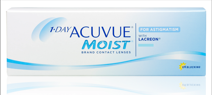 Acuvue Moist for Astigmatism Daily contact lenses 90 pack