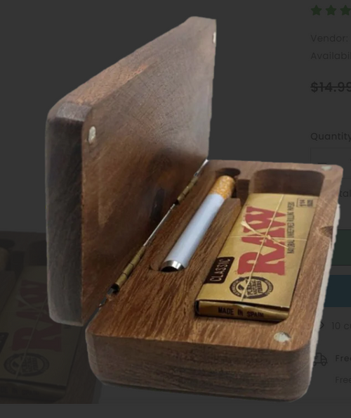 TokeBox Flip - Portable Pocket Size Storage Flip Box