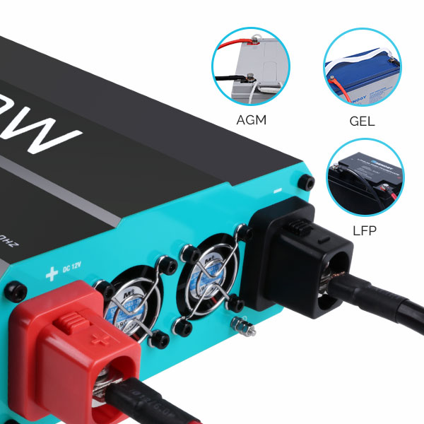 Renogy 3000W/6000W 12V: Wechselrichter mit Netzvorrangschaltung