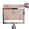 A4 Landscape Sign Frame- Rope Barrier
