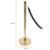 Gold Rope Barrier