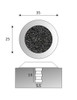 Tactile Indicator- Carborundum Insert