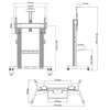 TV Floor Stand 60-100"