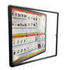 Enclosed Bulletin Board 6xA4 Indoor Black